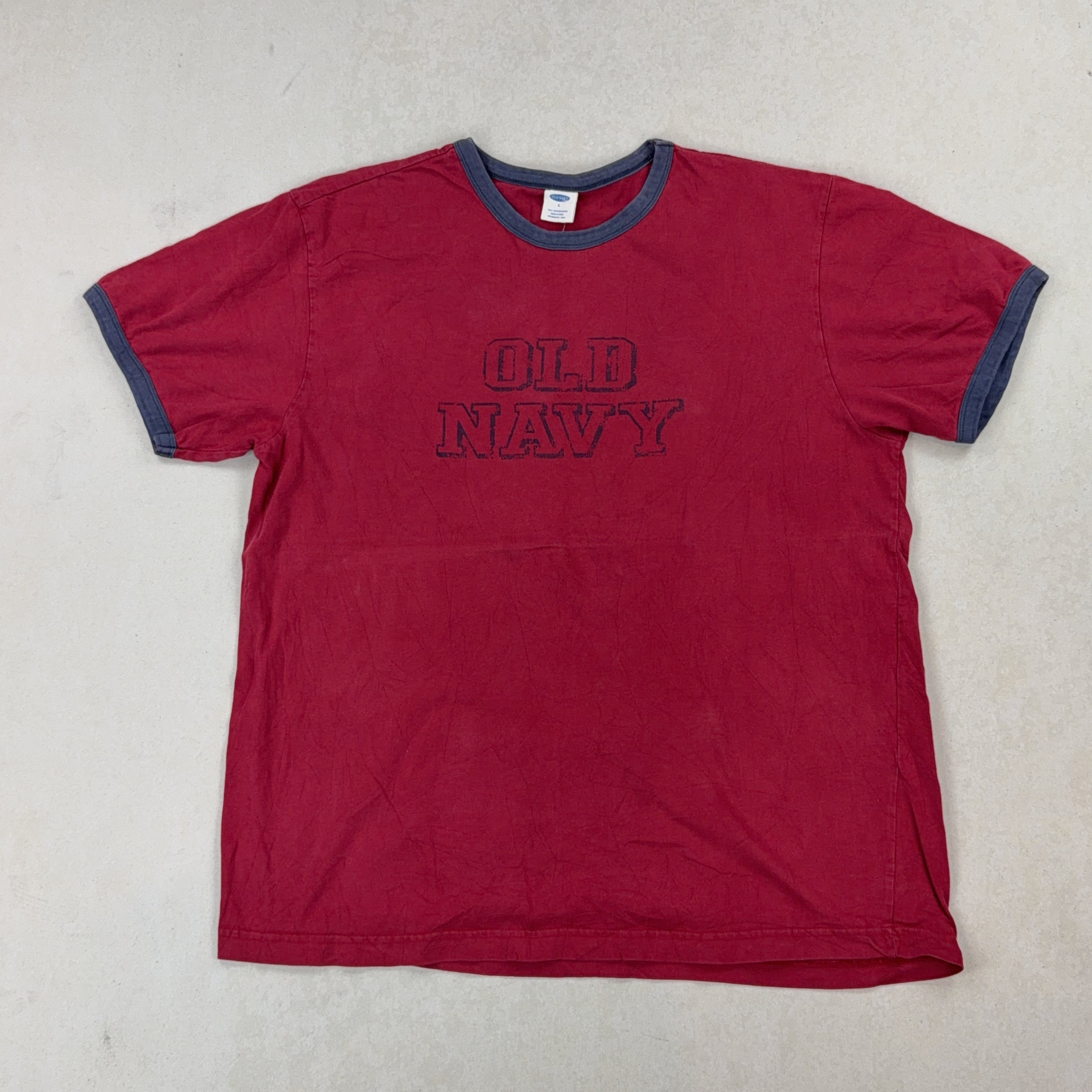 OLD NAVY RED TEE - LARGE