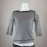RALPH LAUREN 3/4 TOP - MEDIUM