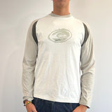 GREY QUIKSILVER LS TSHIRT