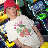 Boyfriend Tee - Strawberry Organics - Cream