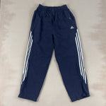 ADIDAS NAVY STRIPE SPORT PANTS - SMALL