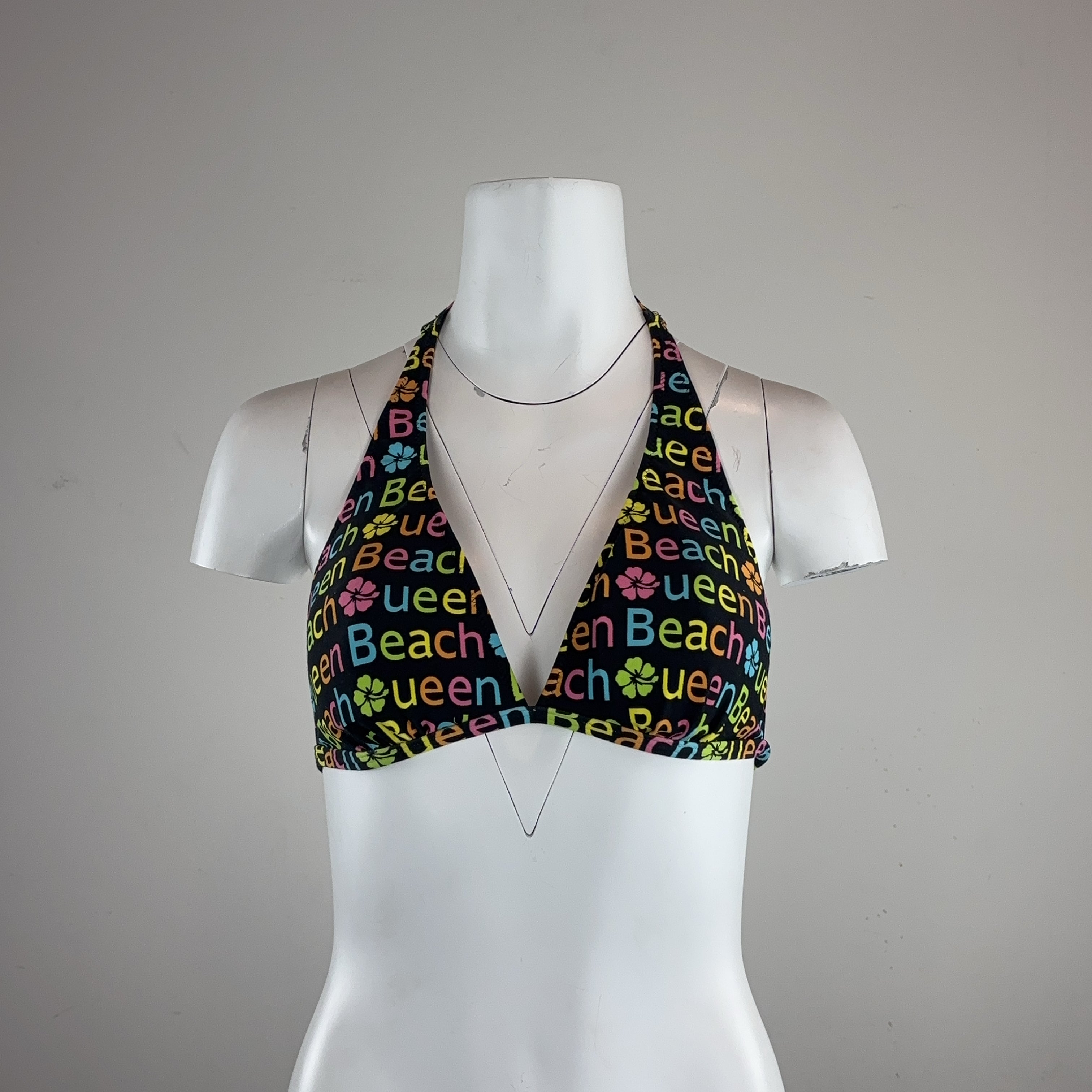 BEACH QUEEN BIKINI TOP - LARGE