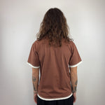 RALPH LAUREN BROWN TEE - MEDIUM