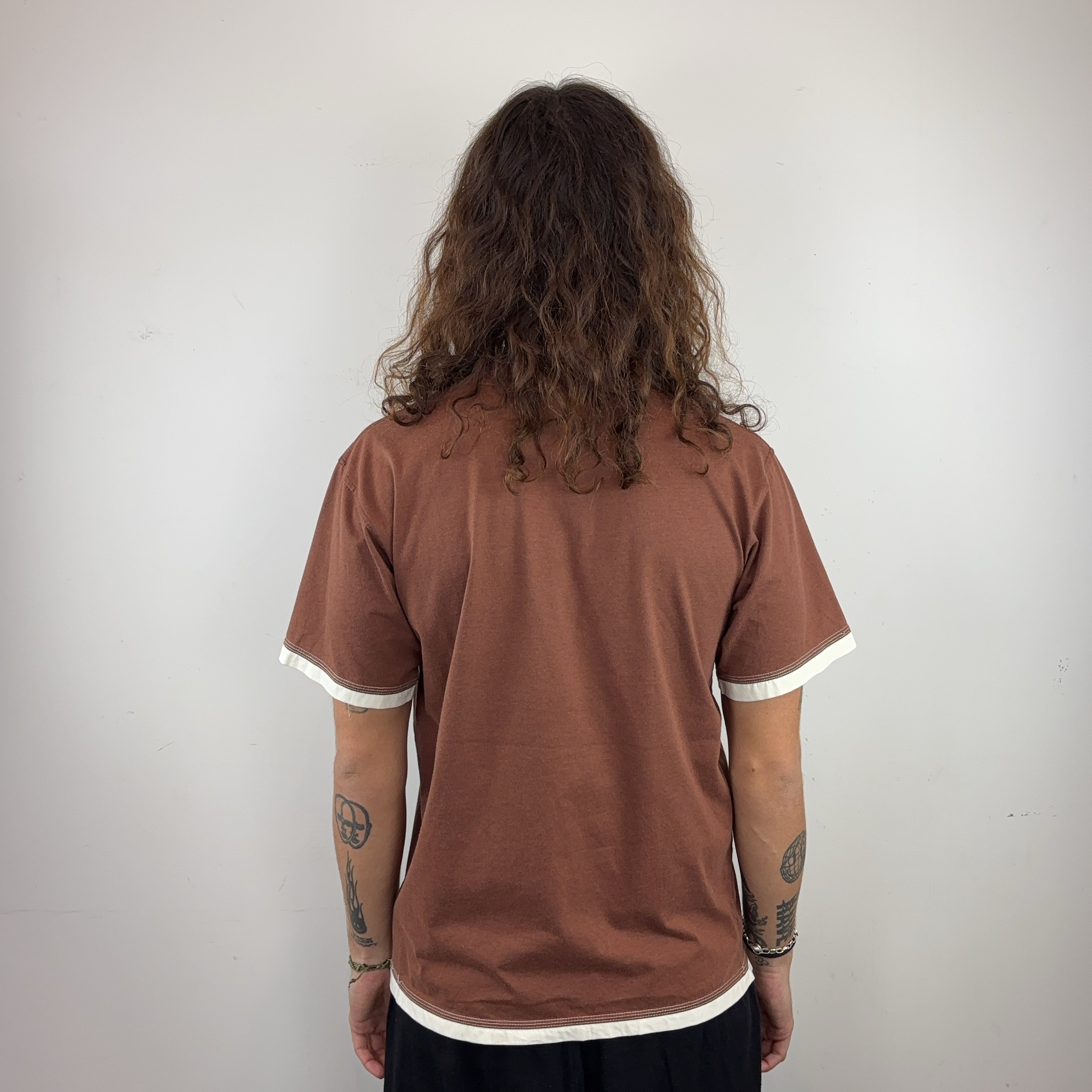 RALPH LAUREN BROWN TEE - MEDIUM