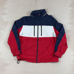 TOMMY HILFIGER PANELLED JACKET - LARGE