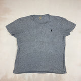 RALPH LAUREN GREY TEE - LARGE