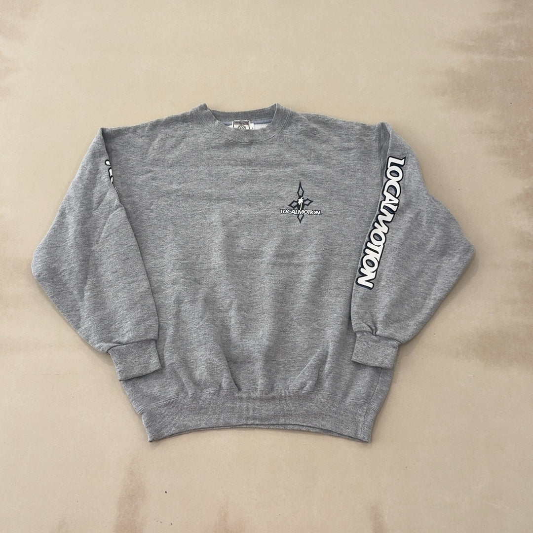 LOCALMOTION GREY CREW - LARGE