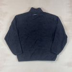 NAUTICA BLACK QUARTER ZIP - LARGE