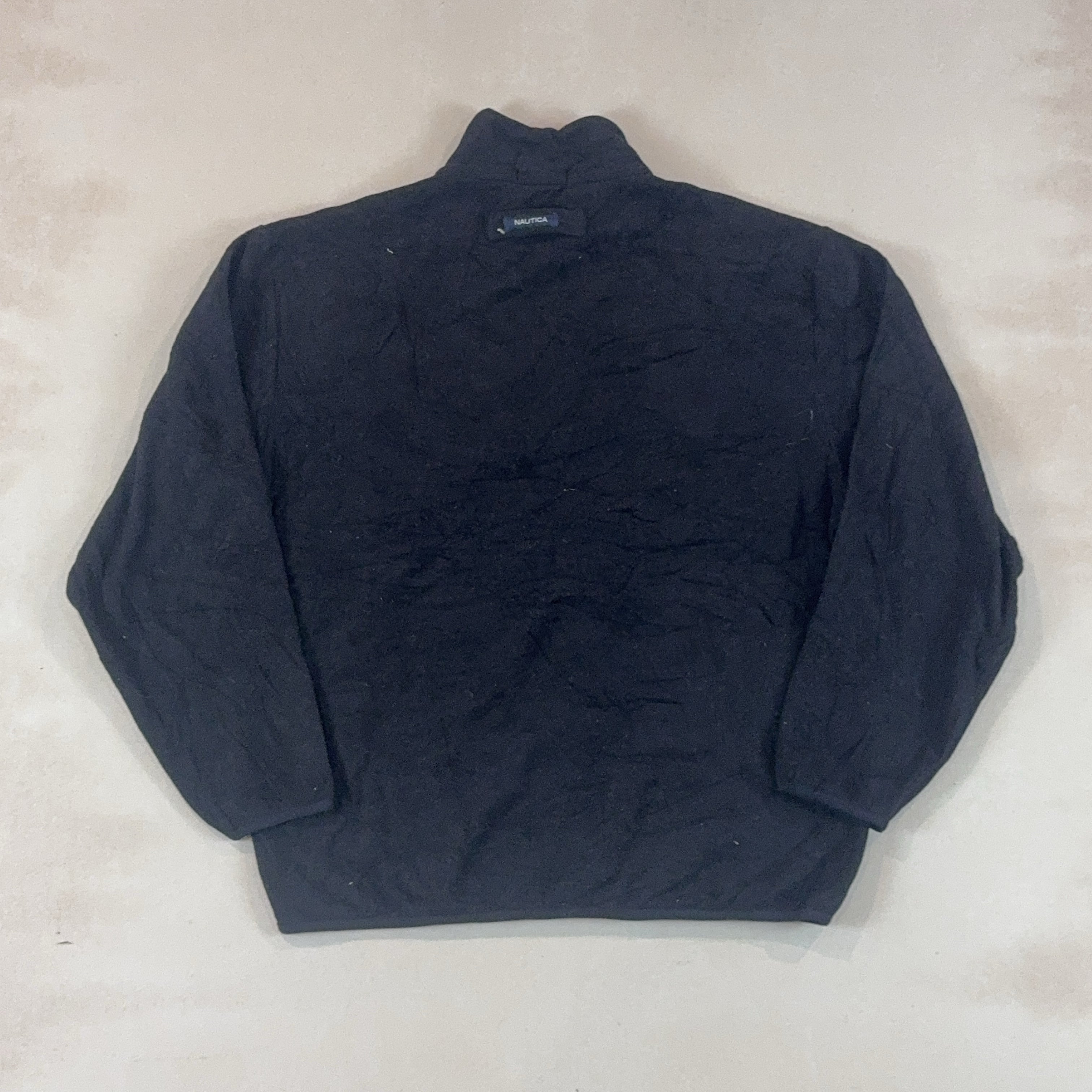 NAUTICA BLACK QUARTER ZIP - LARGE