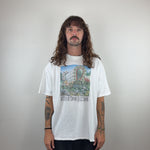 GRAPHIC WHITE TEE - LARGE