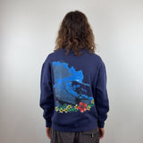 VINTAGE "HAWAIIAN ISLAND" CREW - MEDIUM
