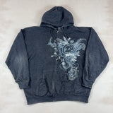 BILLABONG HOODED JACKET - 2X LARGE