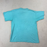 GRAPHIC LIGHT BLUE TEE - LARGE