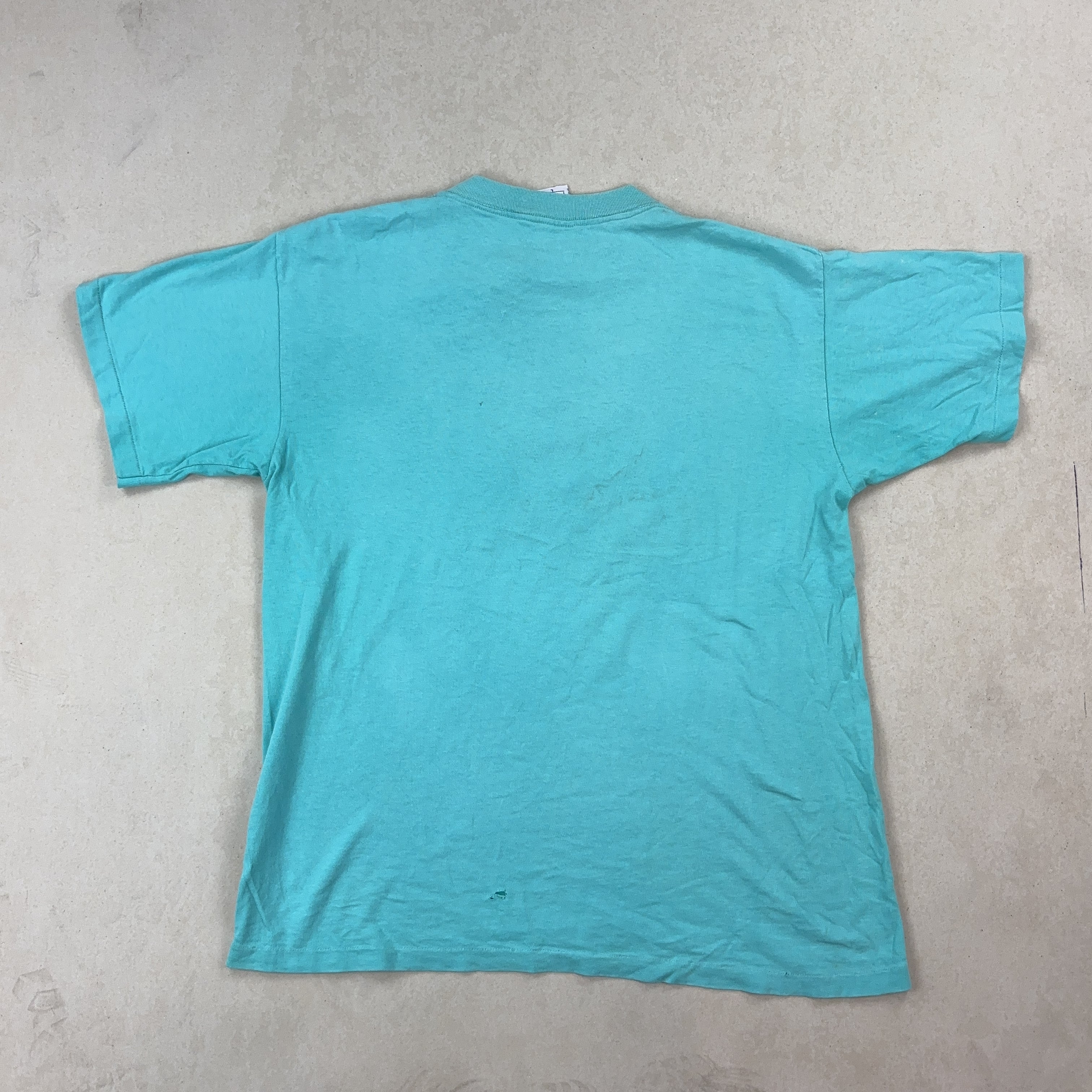 GRAPHIC LIGHT BLUE TEE - LARGE
