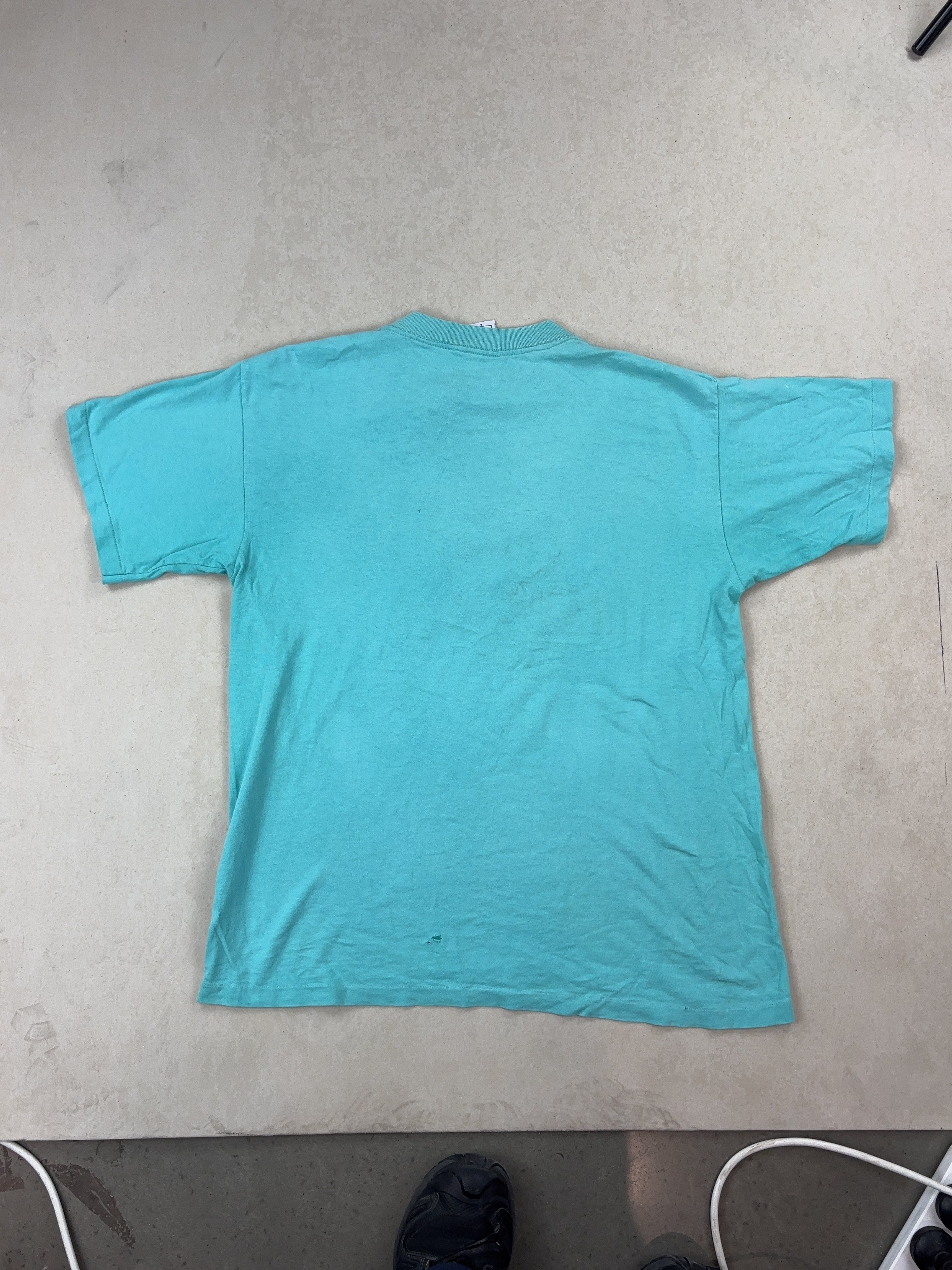GRAPHIC LIGHT BLUE TEE - LARGE