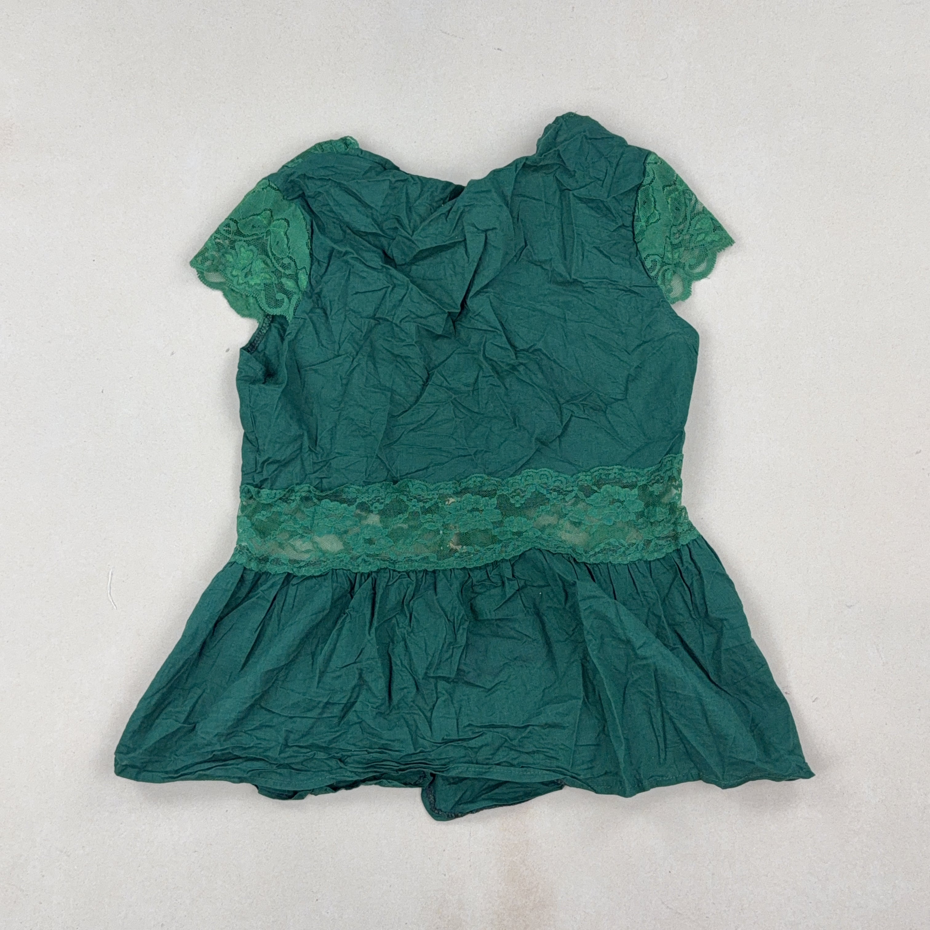 VINTAGE GREEN TOP - LARGE