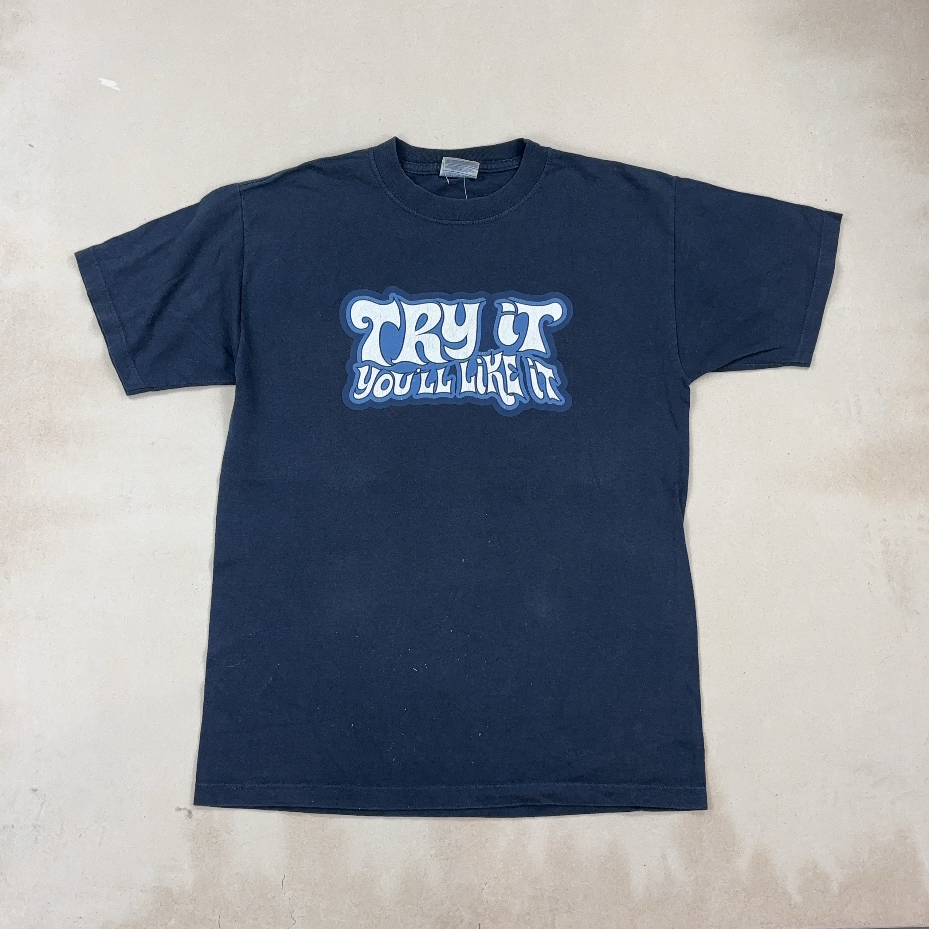DARK BLUE VINTAGE TEE - MEDIUM