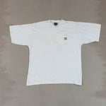 QUIKSILVER WHITE KELLY SLATER TEE - LARGE