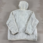 QUIKSILVER WHITE JACKET - LARGE