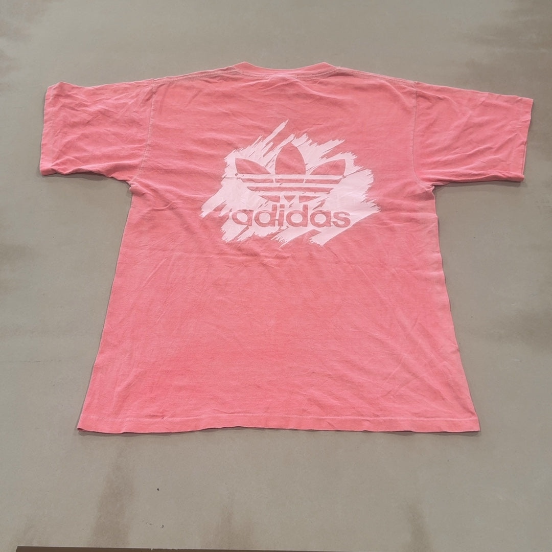 ADIDAS PINK TEE - LARGE