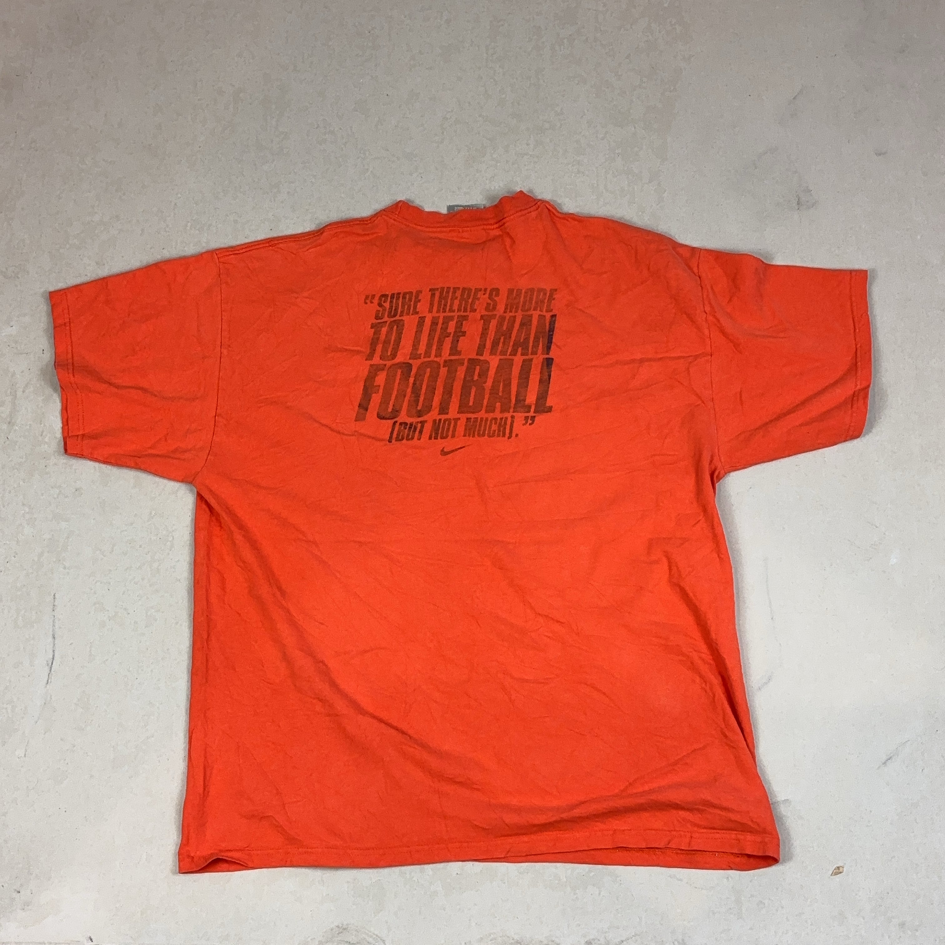 NIKE ORANGE TEE - X LARGE