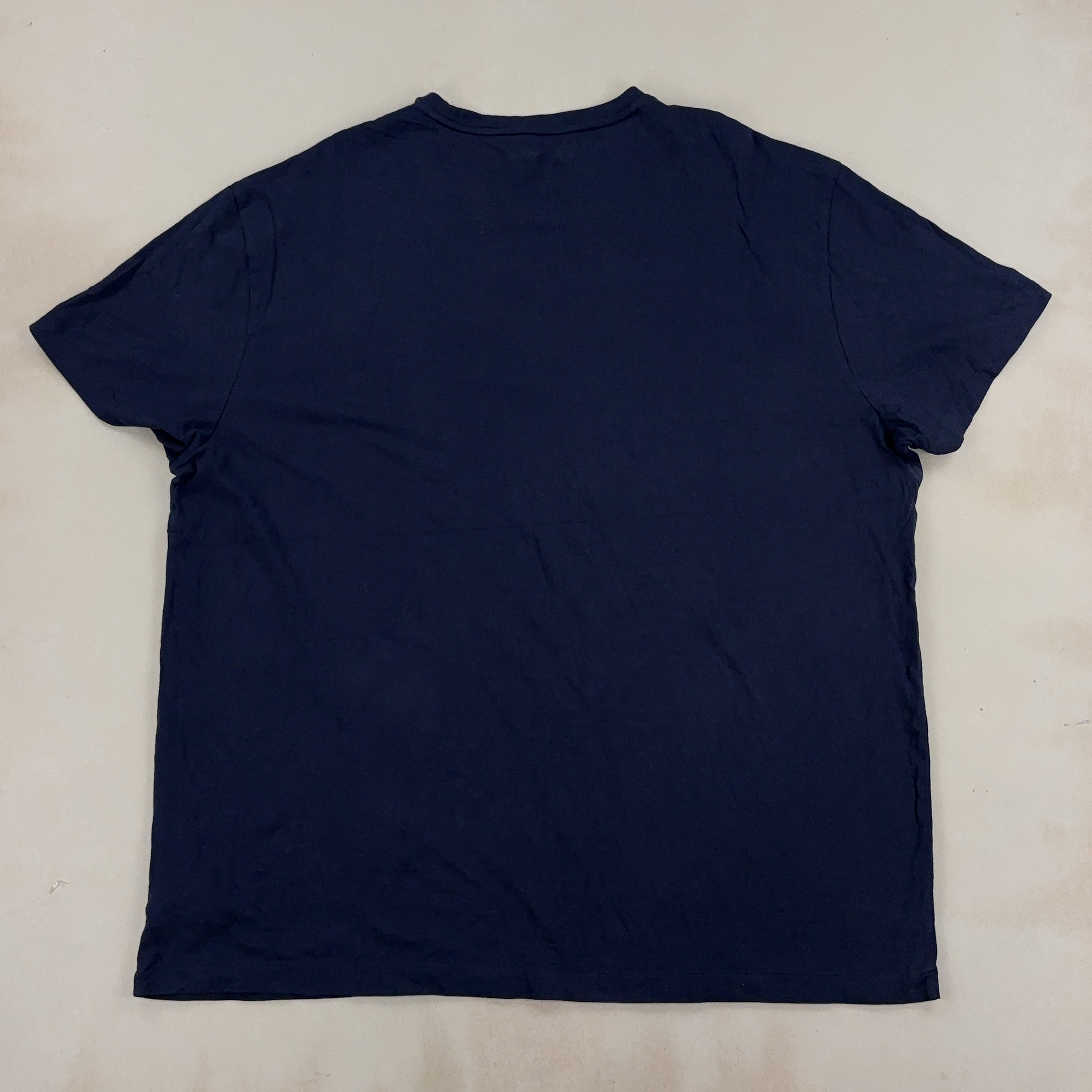 RALPH LAUREN NAVY BLUE TEE - 2X LARGE