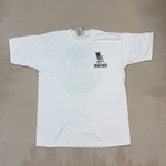 VINTAGE WHITE GRAPHIC TEE - LARGE