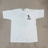VINTAGE WHITE GRAPHIC TEE - LARGE