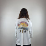 VINTAGE WHITE LONG SLEEVE - X LARGE
