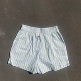 Khrma Ivy Shorts - White/Green Stripe