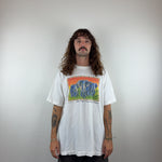 GRAPHIC WHITE TEE - X LARGE