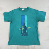 TEAL GRAPHIC TEE - MEDIUM