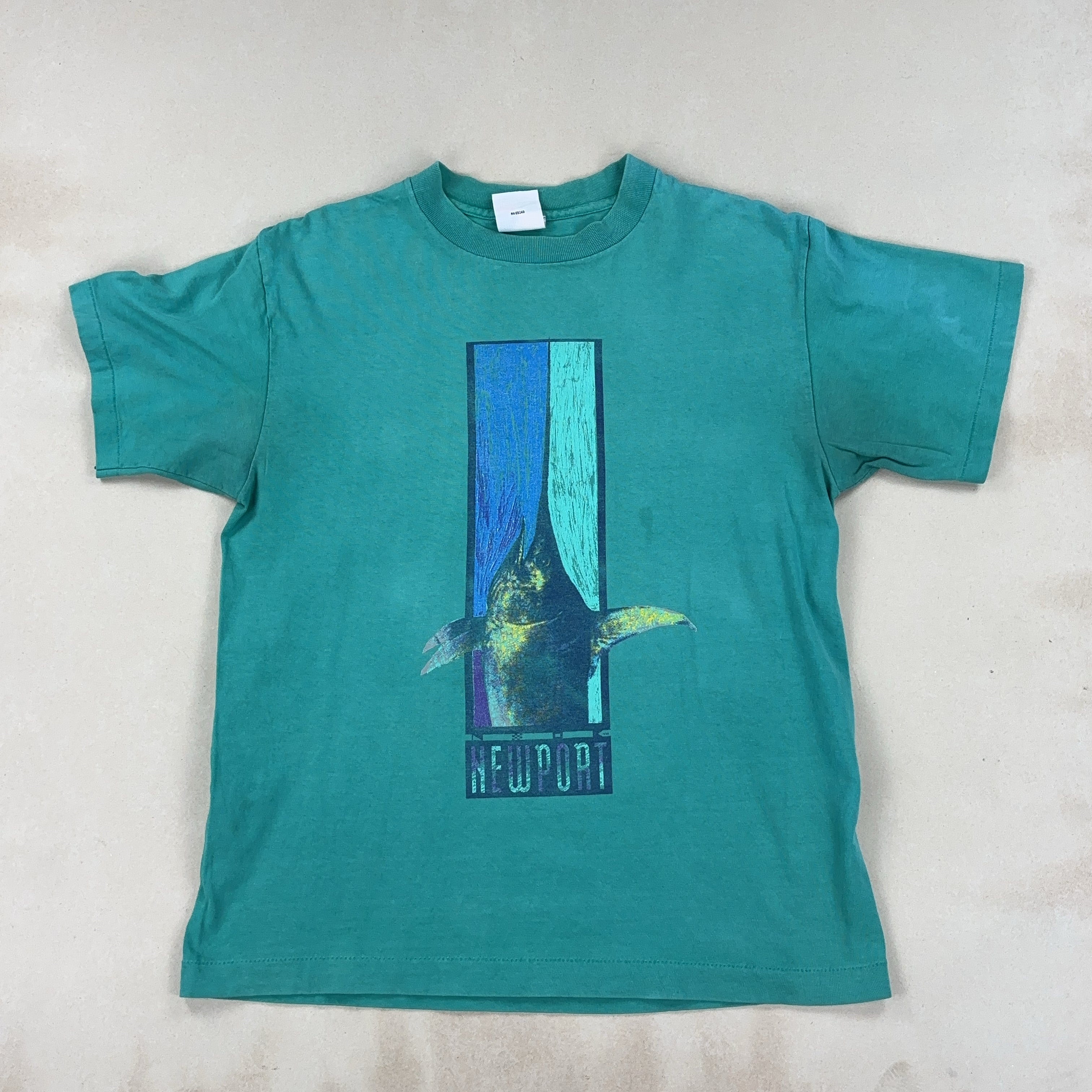 TEAL GRAPHIC TEE - MEDIUM