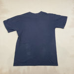QUIKSILVER NAVY BLUE VINTAGE TEE - MEDIUM