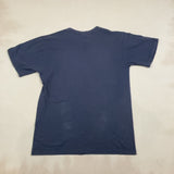 QUIKSILVER NAVY BLUE VINTAGE TEE - MEDIUM