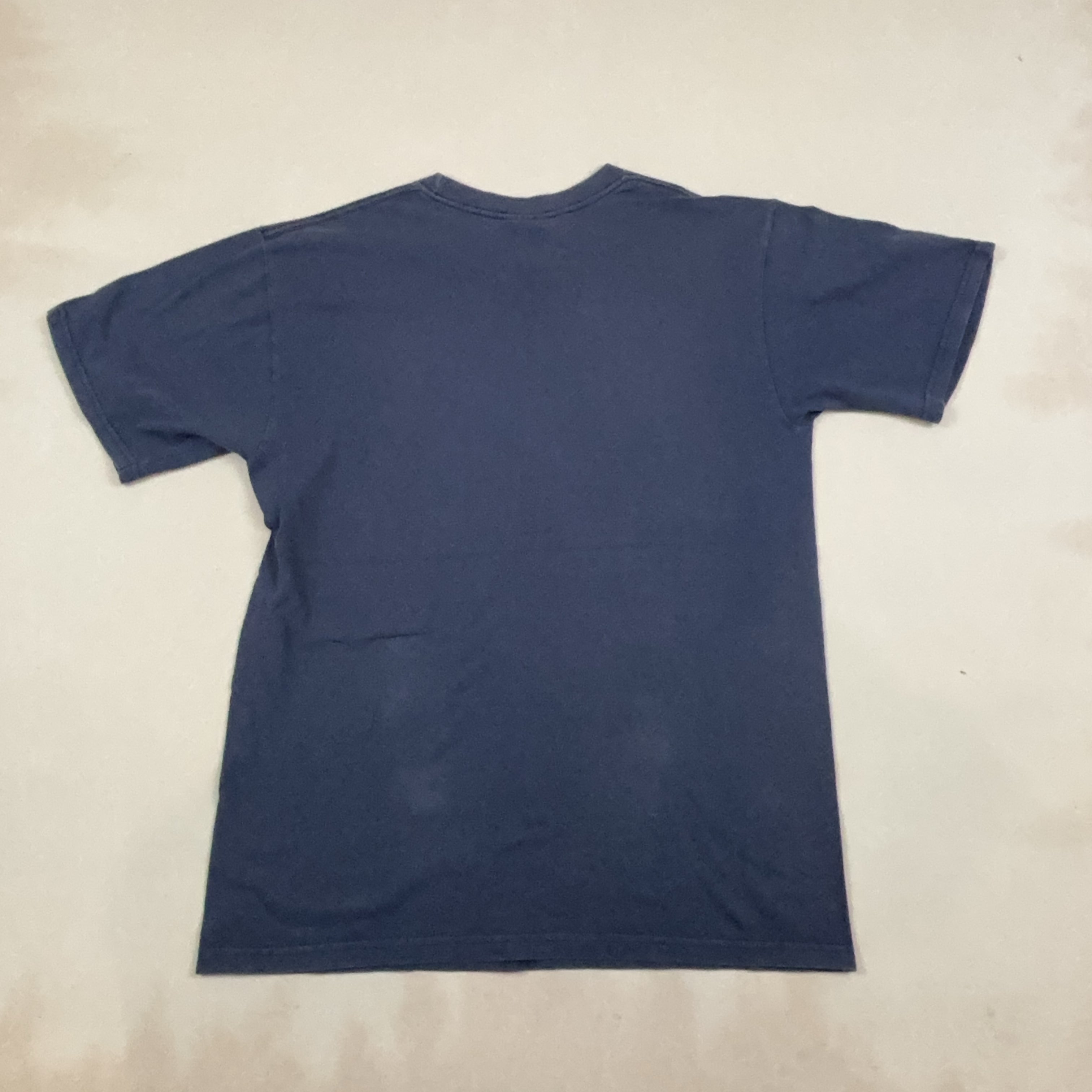 QUIKSILVER NAVY BLUE VINTAGE TEE - MEDIUM