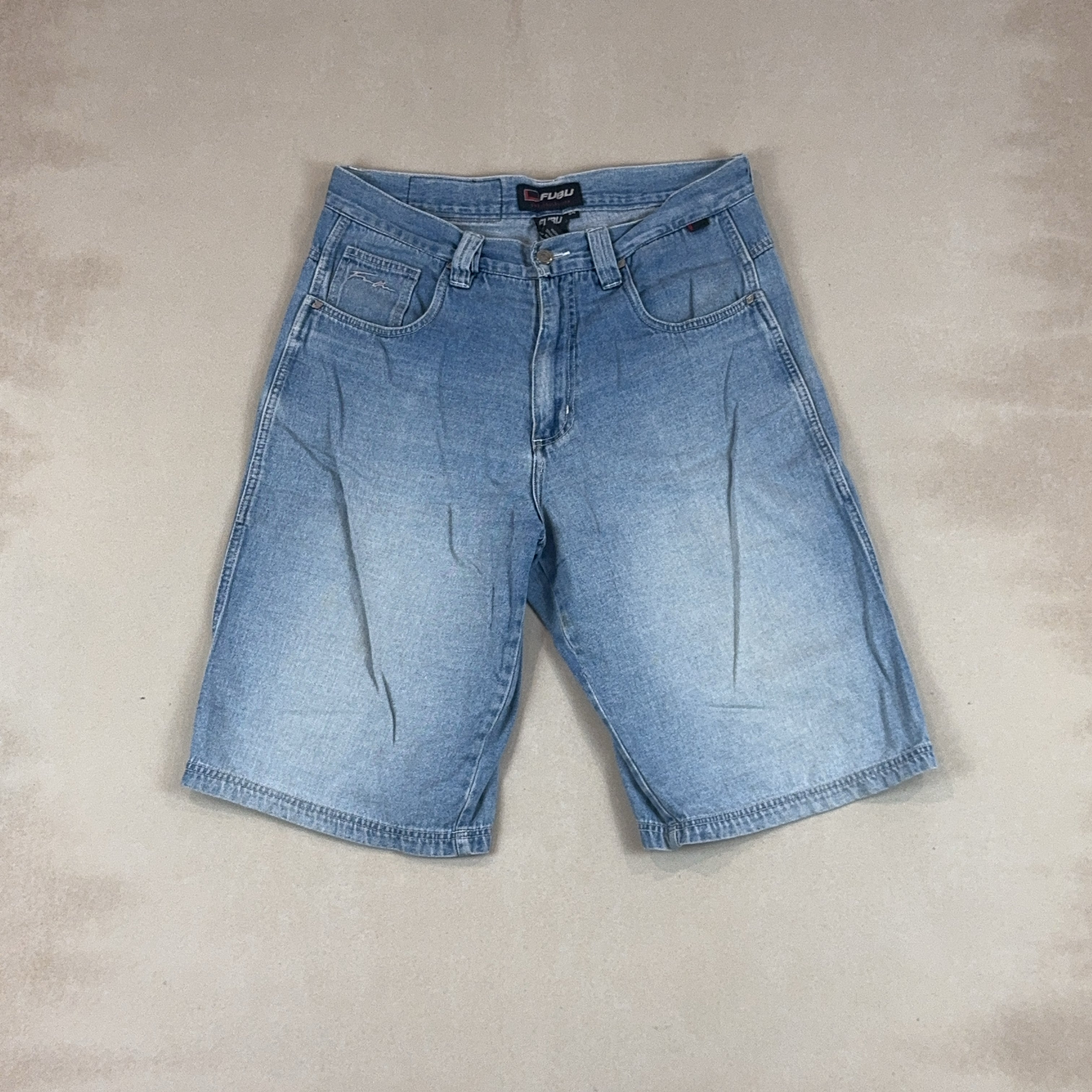 FUBU DENIM JORTS - X LARGE