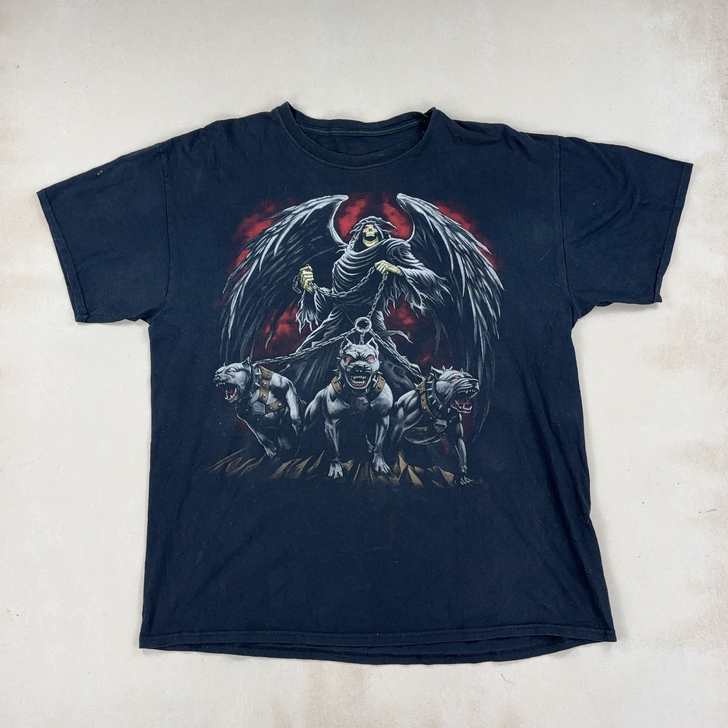 GRAPHIC 'GRIM REAPER' TEE - LARGE