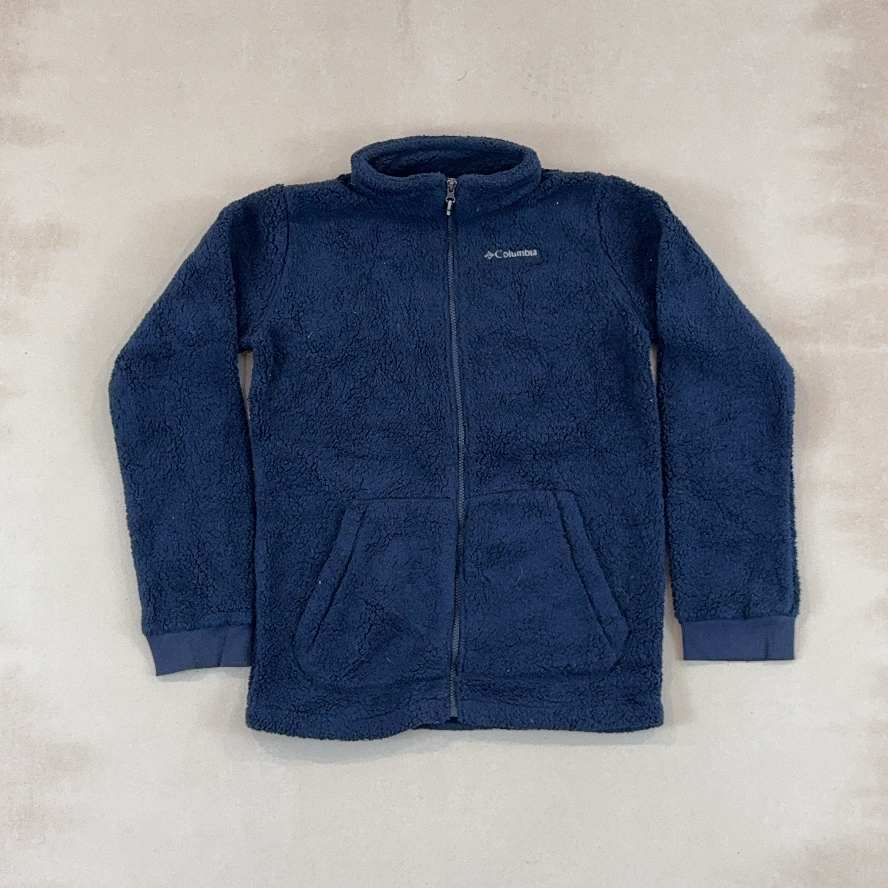 COLUMBIA NAVY FLEECE - MEDIUM