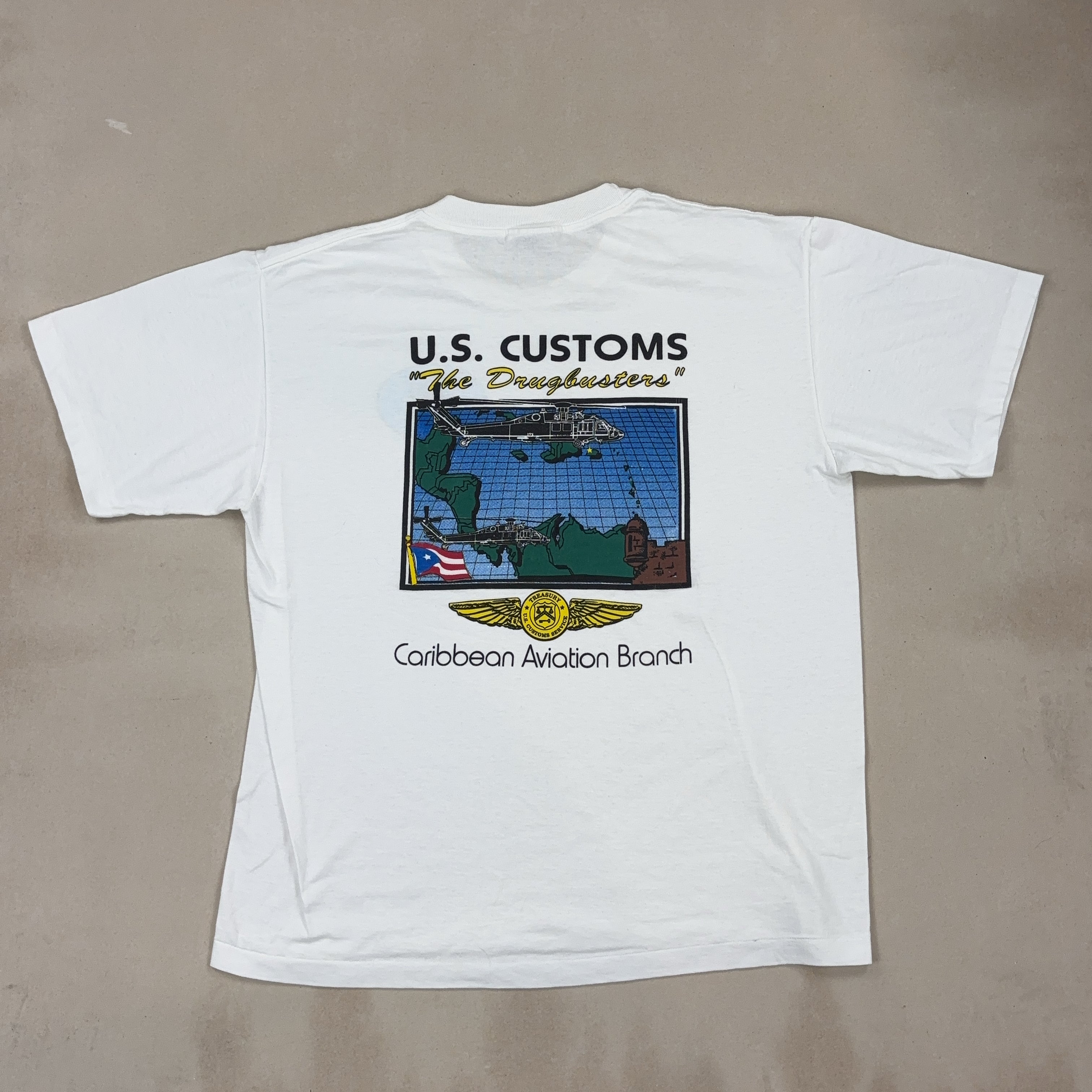 CARIBBEAN AVIATION BRANCH TEE - MEDIUM