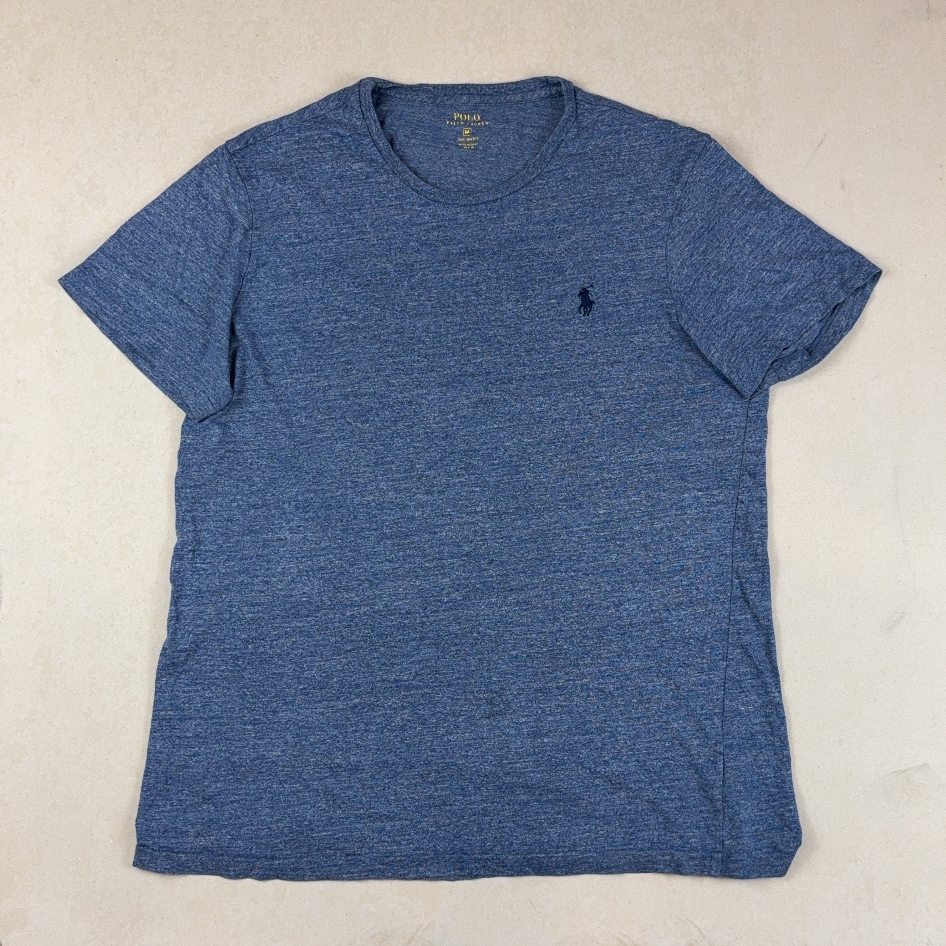 RALPH LAUREN BLUE TEE - MEDIUM