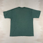 GREEN STRIPED TEE - LARGE