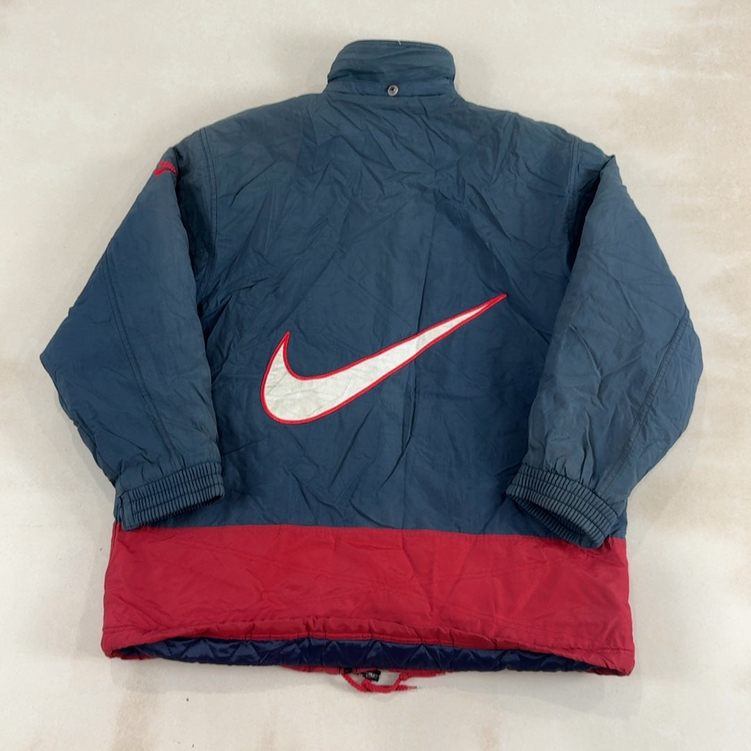 NIKE GREY & RED JACKET - LARGE