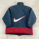 NIKE GREY & RED JACKET - LARGE