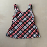 PLAID TANKINI - LARGE
