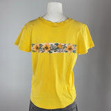 ROXY YELLOW TEE - MEDIUM