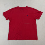RALPH LAUREN RED TEE - MEDIUM