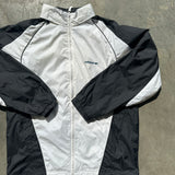 ADIDAS ZIP UP JACKET WHITE MEDIUM