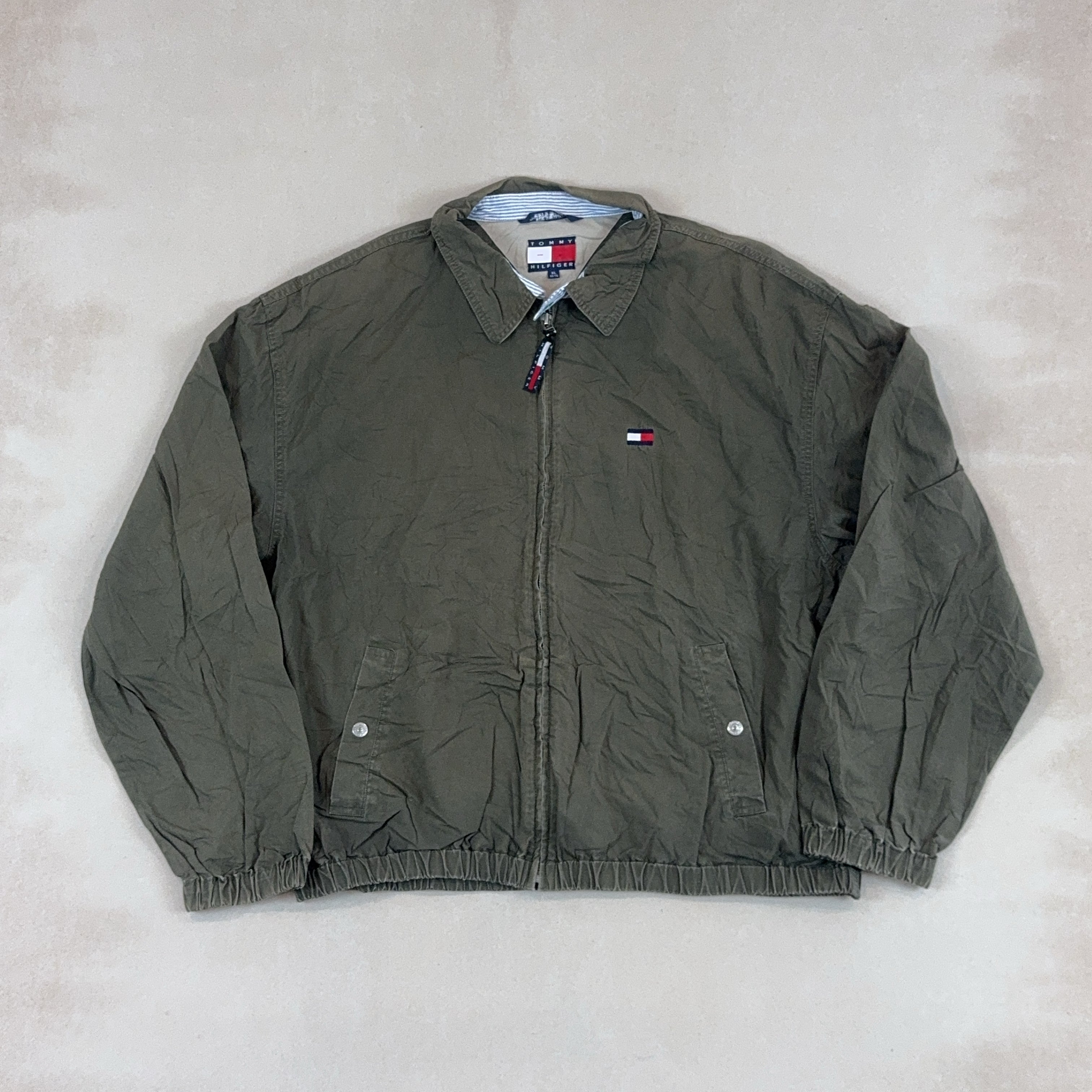 TOMMY HILFIGER KHAKI JACKET - X LARGE