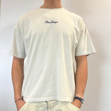 Chopped Maui Tee - Script - Surf Wax White